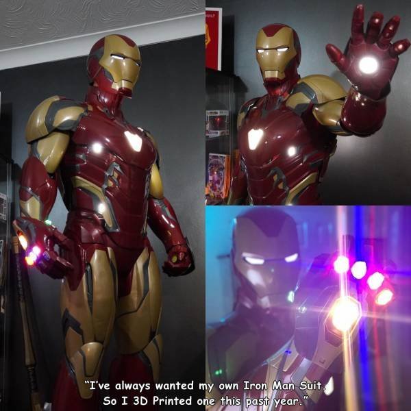 cool pictures - 3D printed iron man suit