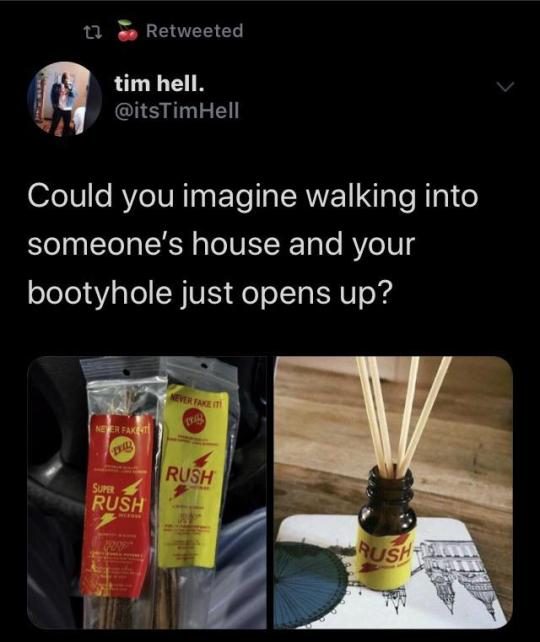 funny tweets - Could you imagine walking into someone's house and your bootyhole just opens up?