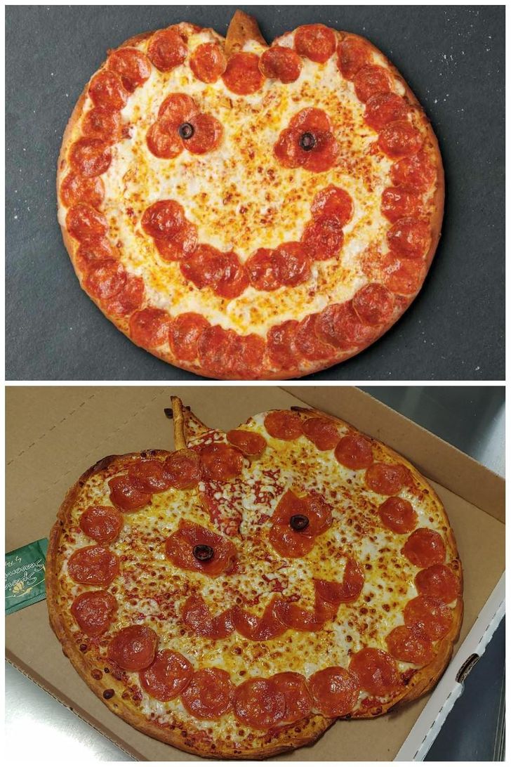 papa johns jack o lantern pizza - C