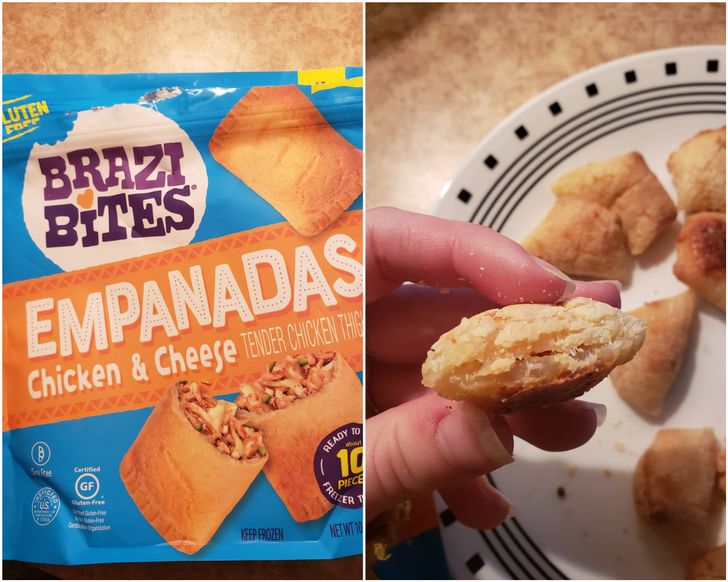 junk food - Luten Be Brazi Bites Empanadas Chicken & Cheese Tender Chicken The Ready 1g Certified Gf Freezer Piece Us Keep Frozen Netwt