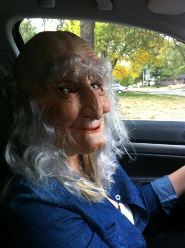 crazy scary old lady