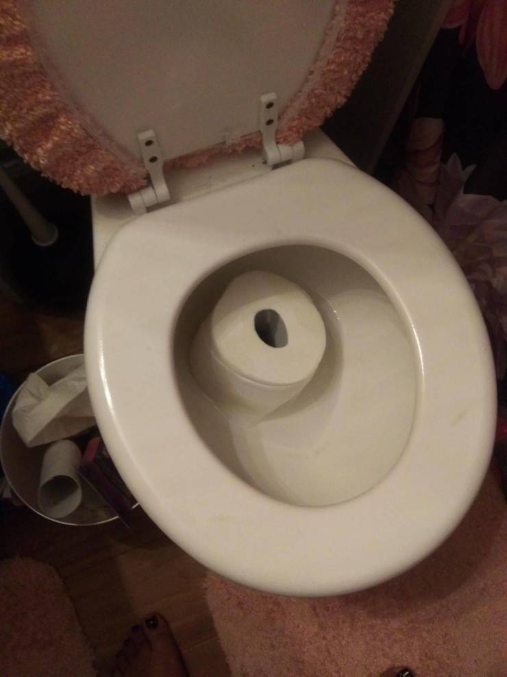 when life sucks - toilet