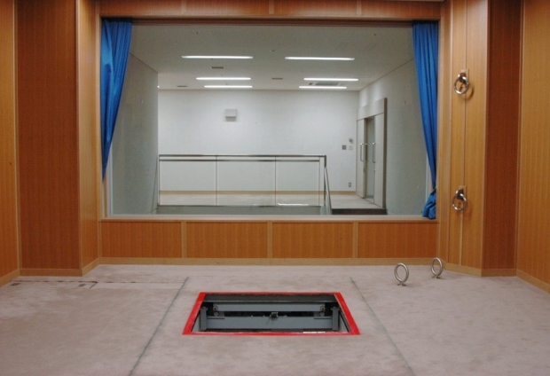 Japan’s execution chamber where convicts are killed by long drop hanging through a trapdoor