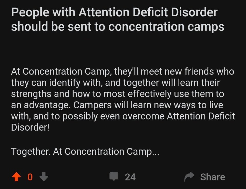 hampton transport - People with Attention Deficit Disorder should be sent to concentration camps At Concentration Camp, they'll meet new friends who they can identify with, and together will learn their strengths and how to most effectively use them to an