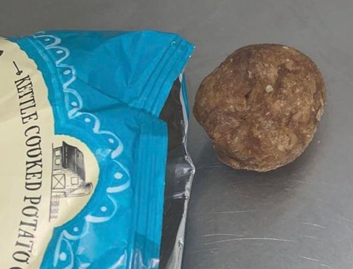 “My bag of chips came with an entire potato.”