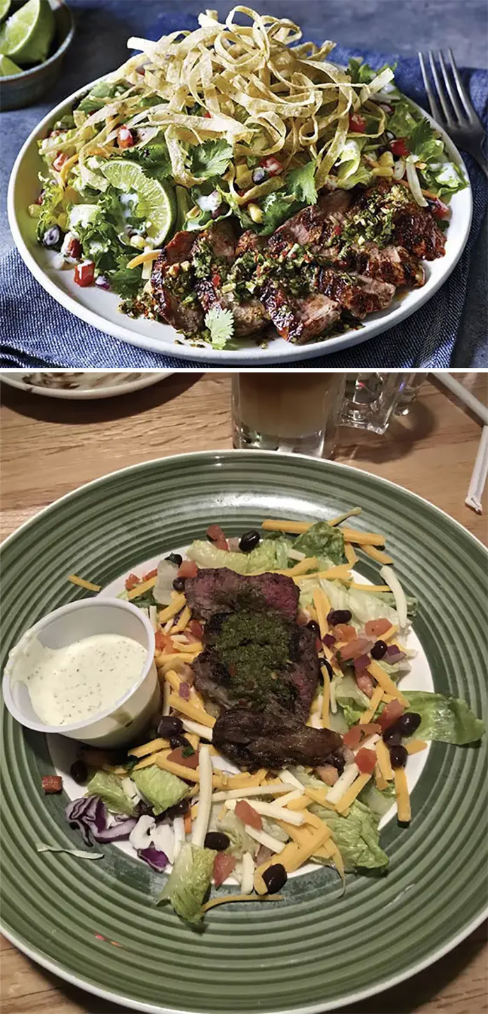 This Steak Salad That Looks Nothing Like It's Advertised