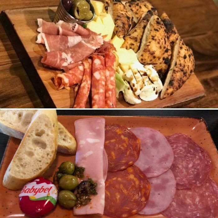 Restaurant’s Charcuterie Board As Advertised vs. What I Got