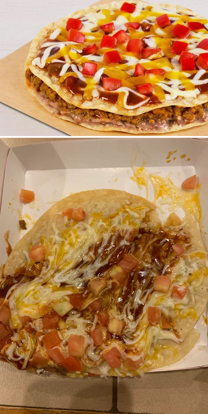 Taco Bell Is Getting Rid Of Their Mexican Pizza. It Used To Be A Favorite Of Mine So I Got One For Old Times Sake