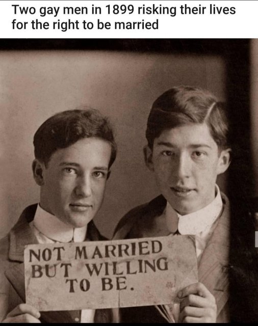Neal Treadwell - Two gay men in 1899 risking their lives for the right to be married Not Married But Willing To Be.
