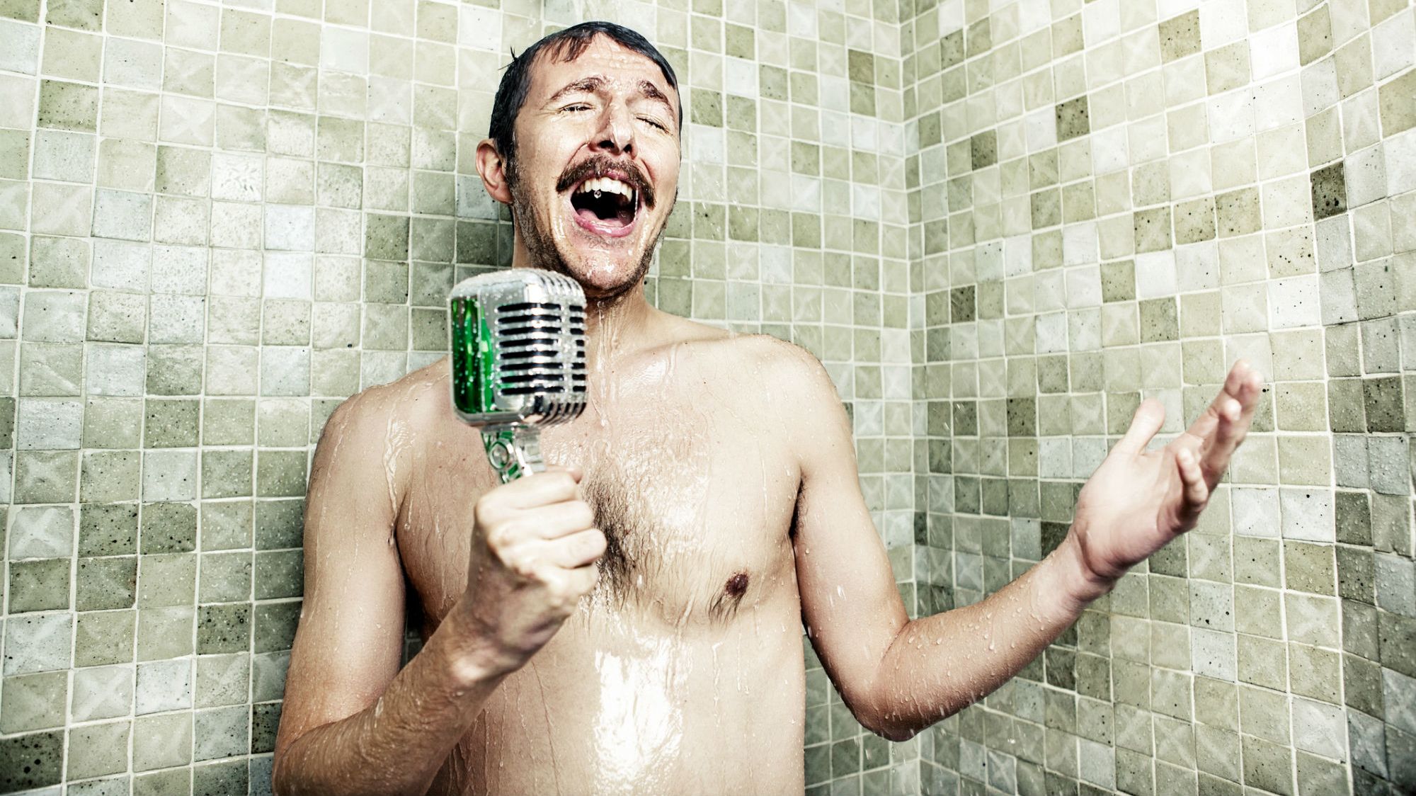 I will never sing in the shower when I’m home alone for fear that someone else will start singing with me."