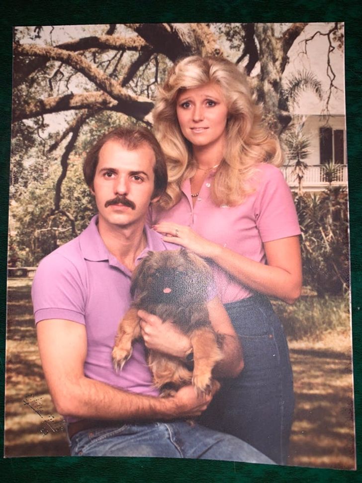 “I found this photo of my parents when I was cleaning out the hall closet. My mom said this was around 1982-1983.”