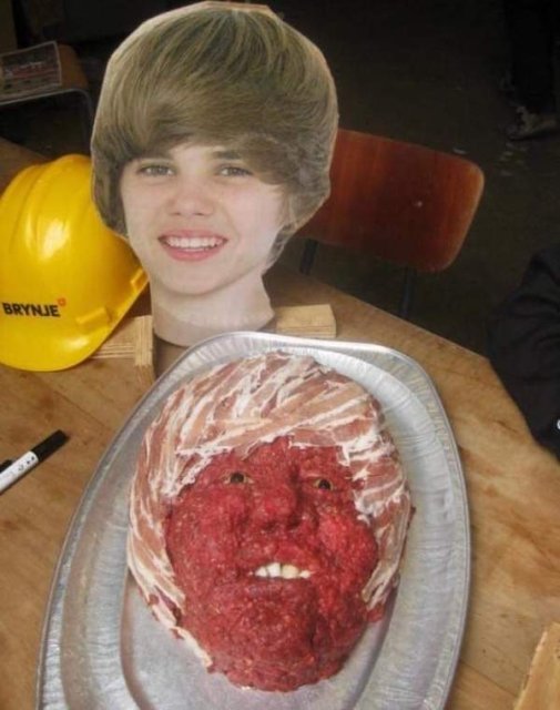 justin bieber meatloaf