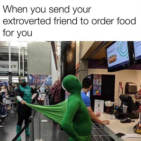 green lantern cosplay - When you send your extroverted friend to order food for you Tingei S Den
