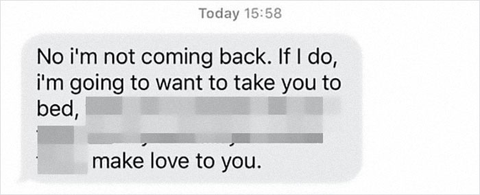 Renovator Sends Creepy Message to Woman.