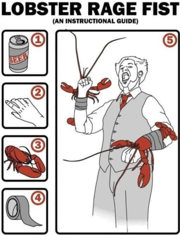 lobster rage fist - Lobster Rage Fist An Instructional Guide 6 3