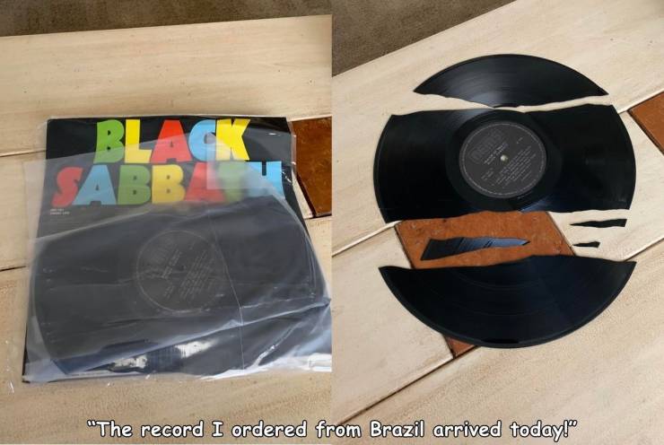 plastic - Blac Sabb "The record I ordered from Brazil arrived today!"