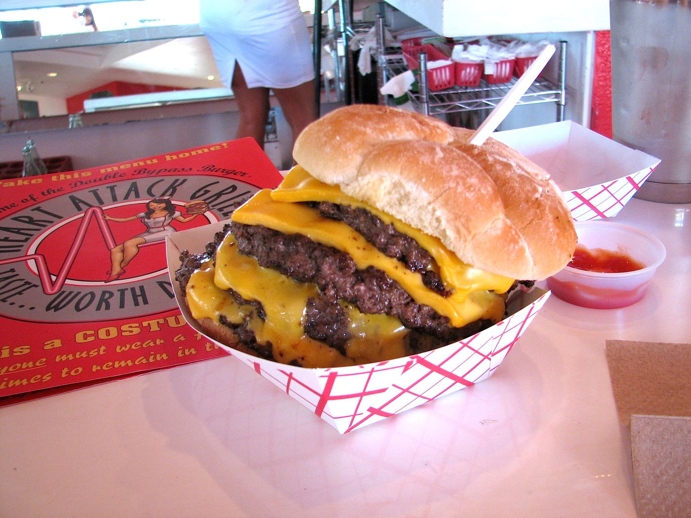 heart attack grill menu - ne odle Double Bupa Worth is a Costu yone must weak a imes to remain in to
