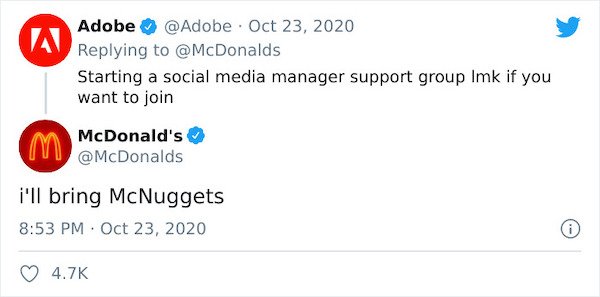 McDonalds Social Media Handler Cries Out For Help.