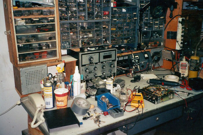 Coworker quit his job, great job, great pay, great benefits to work in a radio repair place. I mean, gotta do what you love and he was also a big radio enthusiast. Got fired the first day on the job for stealing parts for his own radios at home. Took him over a year to get back with us. Surprised they rehired him. He then got fired for being a security risk about a year or so later.