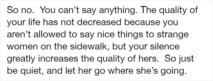 Man Gets Frustrated After Watching Other Men Catcall a Woman.