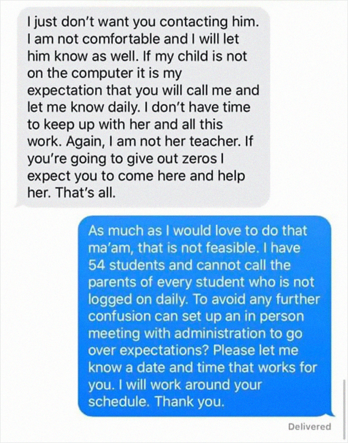 Teacher Shares Her Story With an Ungrateful Parent.