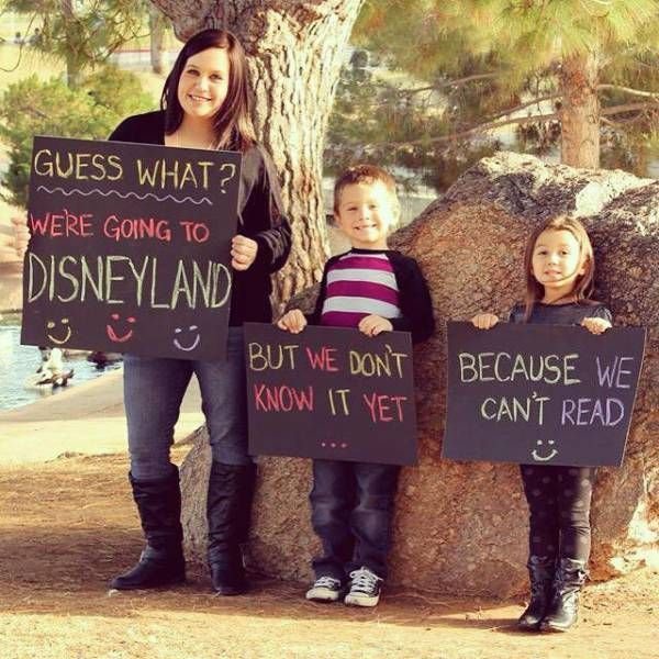 we are adopted meme - Guess What? Were Going To Disneyland But We Dont Know It Yet Because We Cant Read