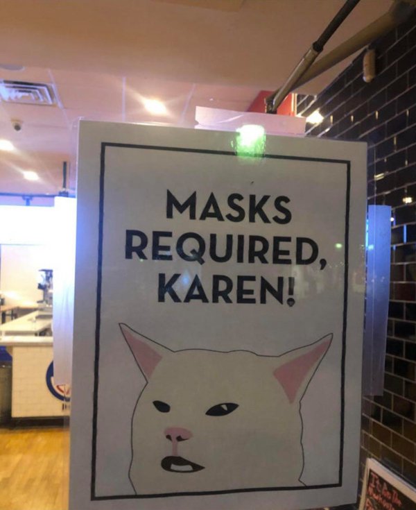 design - Masks Required, Karen!