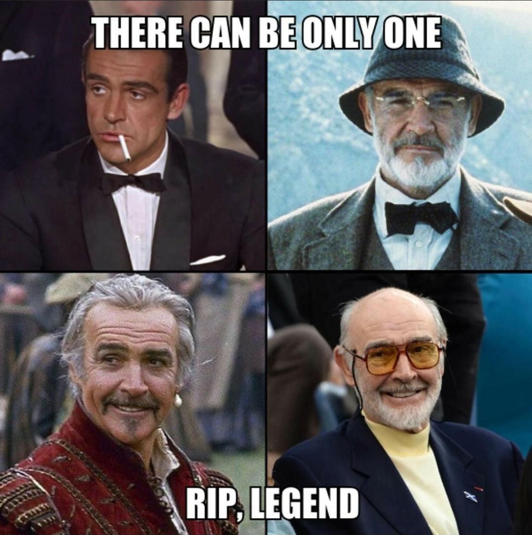 sean connery james bond - There Can Be Only One Rip, Legend