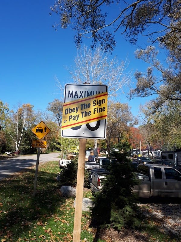 nature - Maximiin. Obey The Sign Pay The Fine or The Road