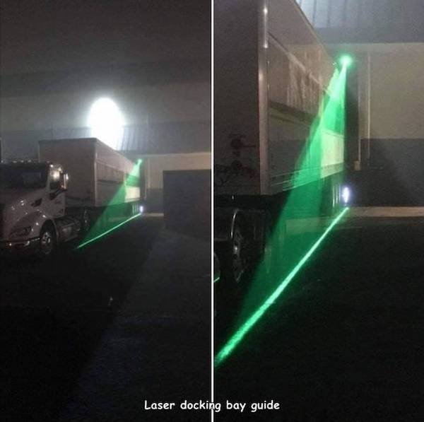 cool inventions - Laser docking bay guide