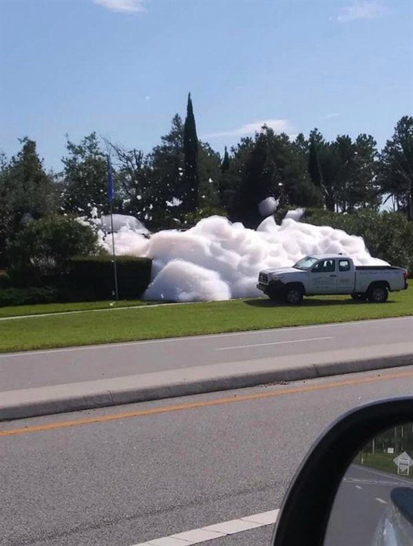 “Why you should never put dish soap in a fountain.”