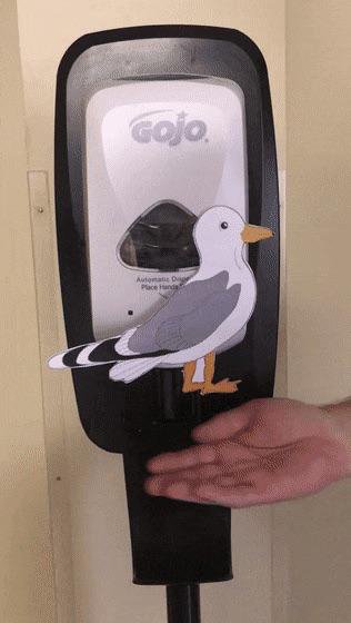 bird poop hand sanitizer