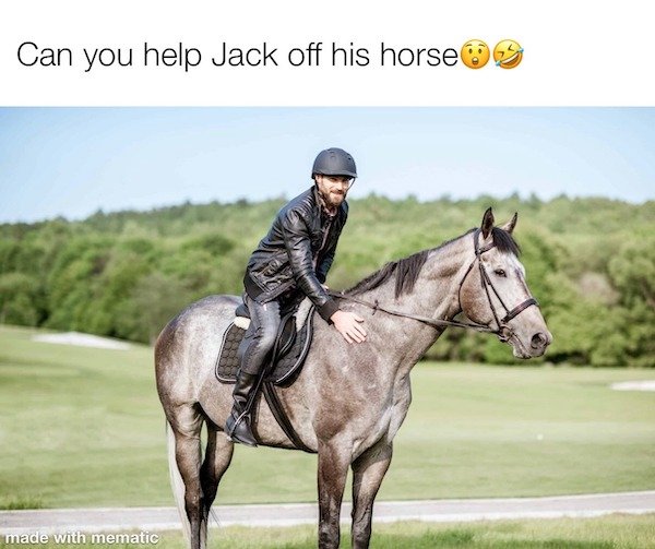 bridle - Can you help Jack off his horse made with mematic