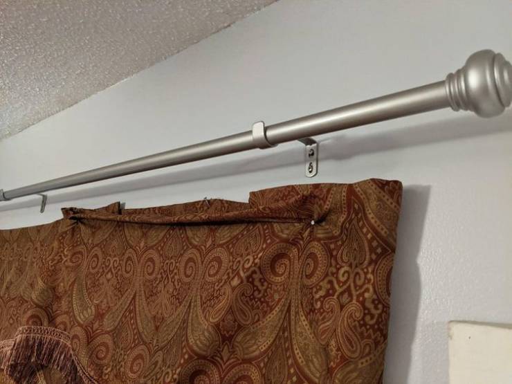 "As a landlord, I am constantly amazed at some things my tenants do. I installed new curtain rods before the new tenant moved in, but she still felt it necessary to nail the curtains to the wall"