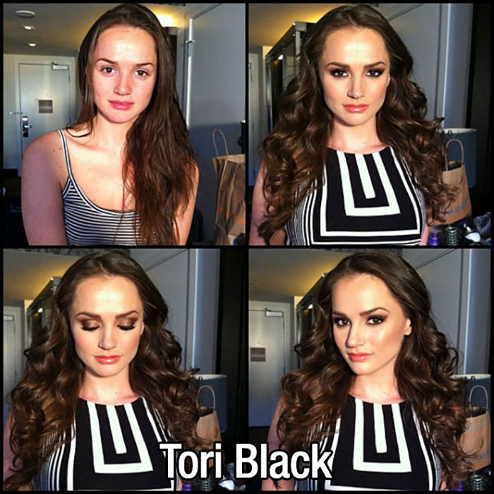 pornstars before after makeup - U Tori Black