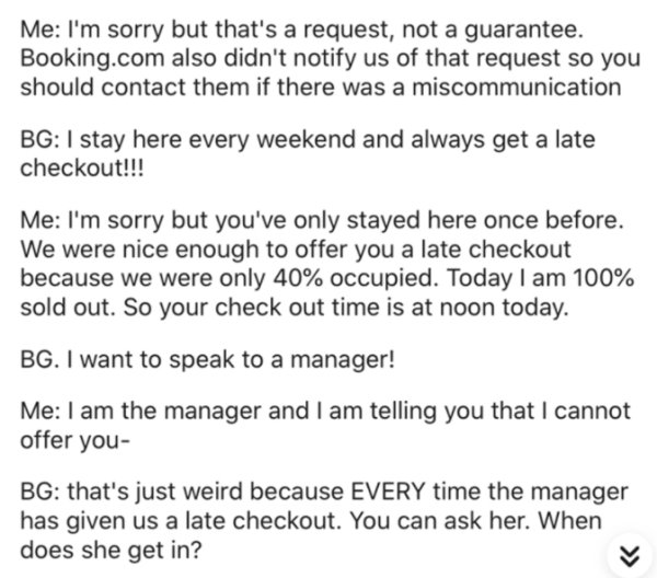 Rude Guest Pushes a Hotel Worker Too Far.