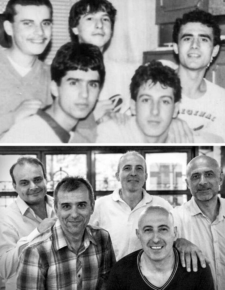 "Me and my friends, 1985 vs 2018."