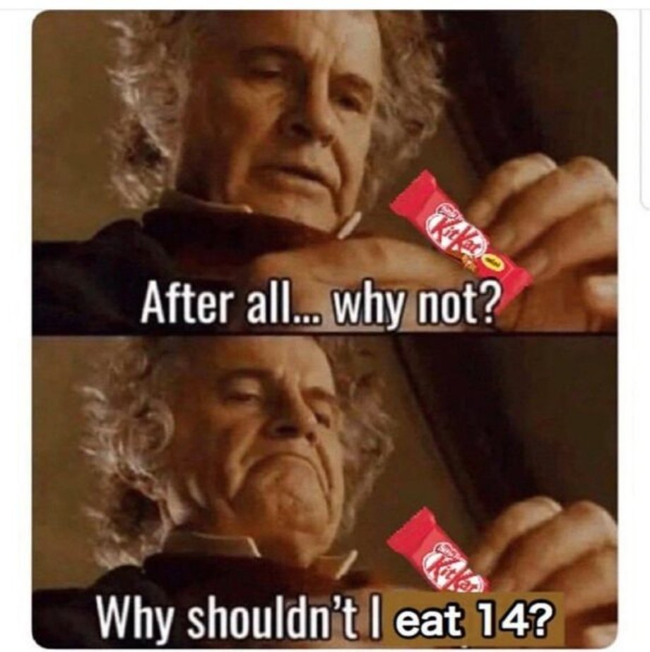 funny memes and pics - after all why not - After all... why not? Why shouldn't I eat 14?