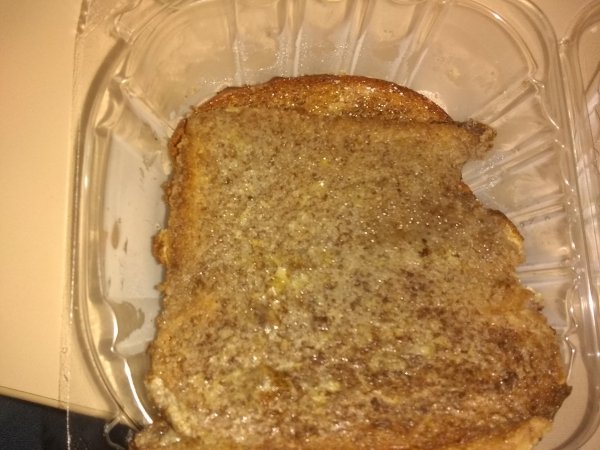 The back of my school’s “chocolate French toast looks like a bad infection