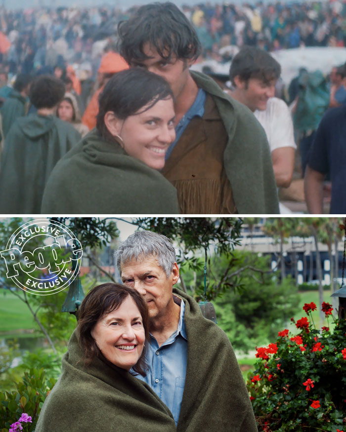 Couple At Woodstock 48 Hours After They Met And 50 Years Later