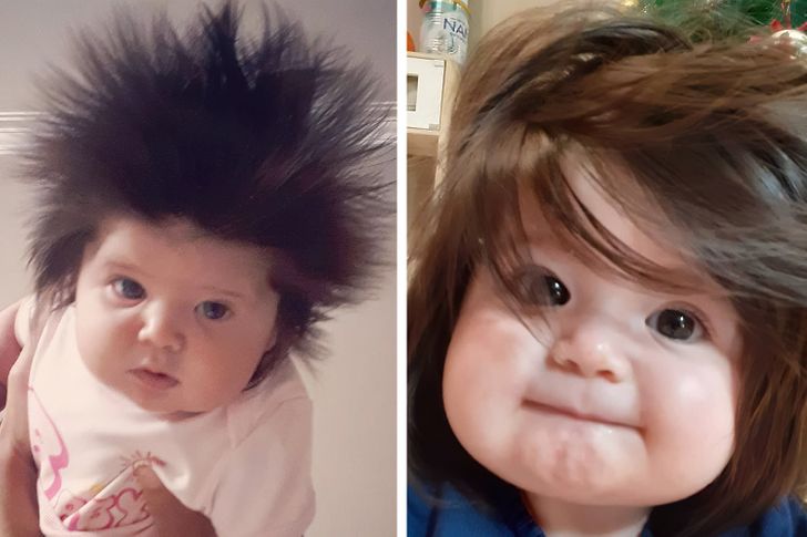 She was born with this hair.