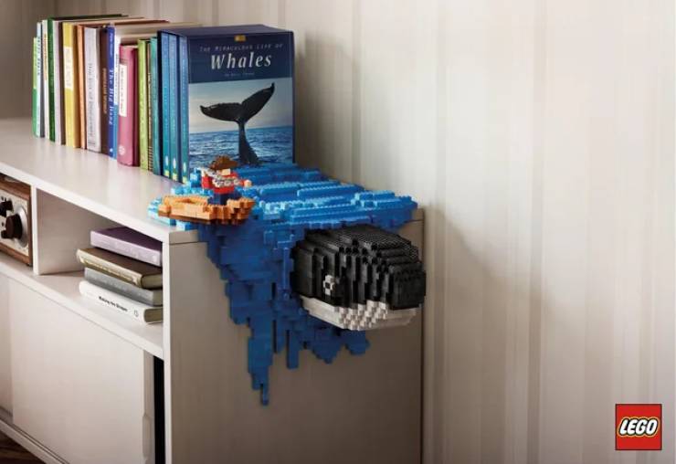 lego constructions - Whales Lego