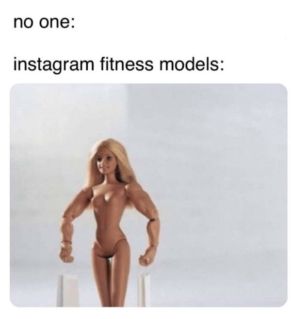 smack my mans ass meme - no one instagram fitness models