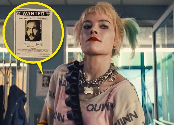 We can see Harley Quinn’s colleague from Suicide Squad make a brief appearance when she’s leaving a police precinct and notices a familiar wanted poster. In Birds of Prey, she points to Captain Boomerang’s photo and says: “Hey, I know that guy!”