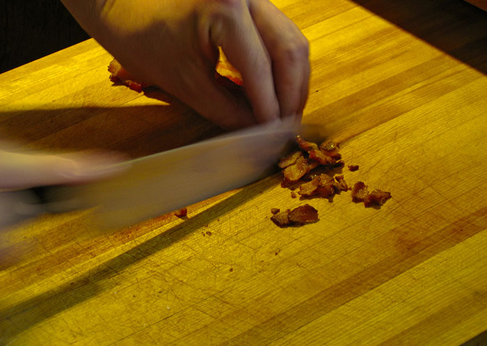 It has been found that chopping boards are up to 200 times dirtier than a toilet seat! And as it turns out, washing it after every use does not protect you from all the bacteria. It is recommended to have several chopping boards so you can use them for different types of food. In addition to this, you should change your chopping boards regularly as bacteria can hide in its scratches and crevices and thus contaminate other foods.