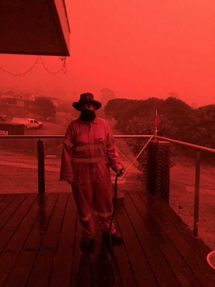 No Filters. Australia Is Red From Wildfires