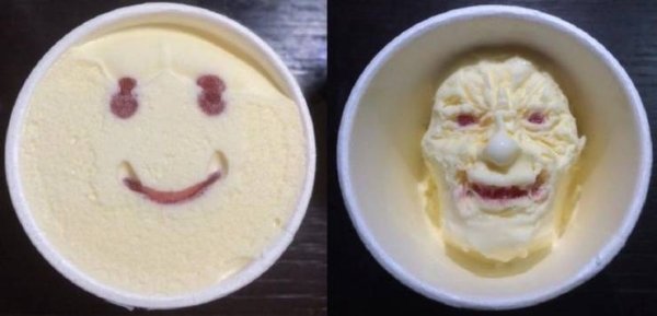 ice cream faces