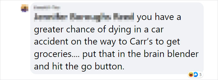 mcse messaging - 4 you have a greater chance of dying in a car accident on the way to Carr's to get groceries.... put that in the brain blender and hit the go button. 5