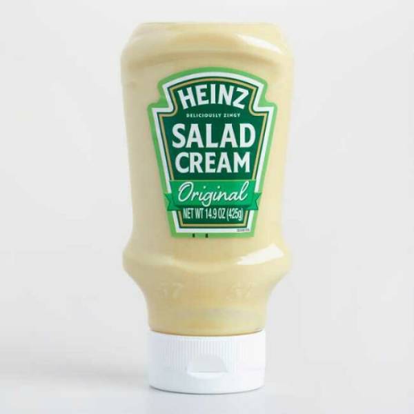 "Last year, bottles of Heinz Salad Cream shrunk by approximately 9 percent, and the product became more expensive."