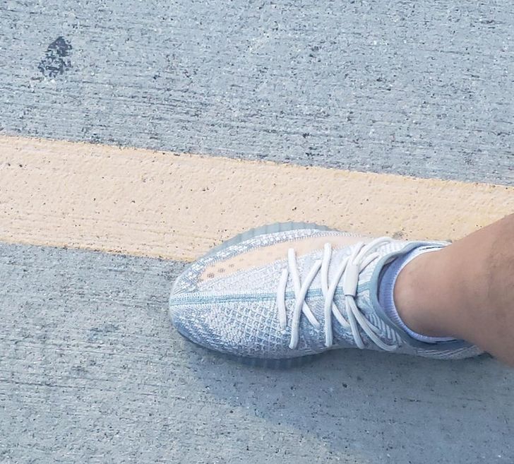 “My shoes match the parking lot.”